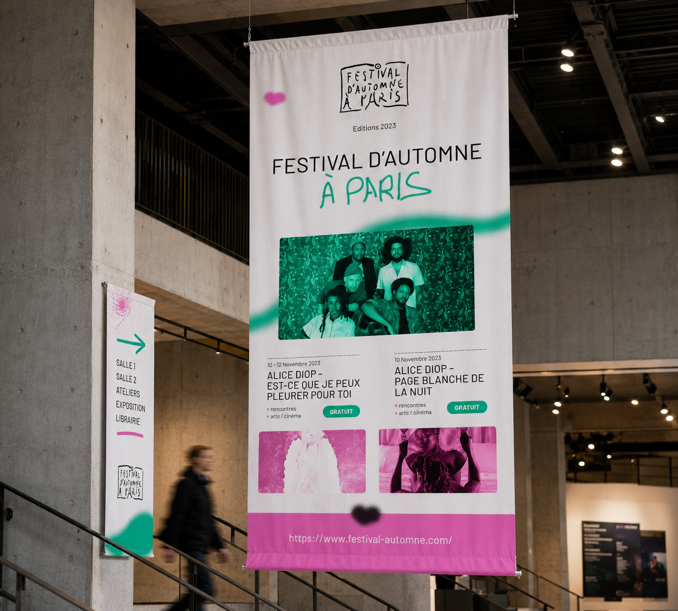 Festival d'Automne motifs illustrations